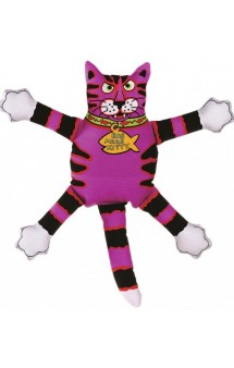 Игрушка "Кот-забияка" фиолетовый / Kitty City (США)