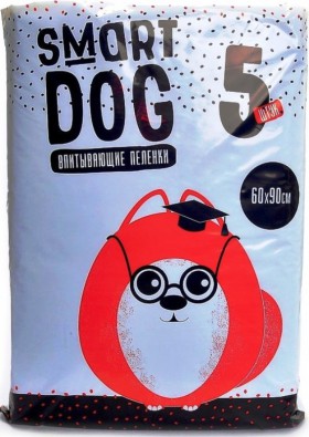 Smart Dog, впитывающие пеленки для собак, 60 х 90 см / Smart Dog