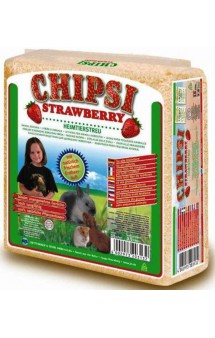 Chipsi Strawberry, наполнитель для грызунов / CHIPSI (Германия)