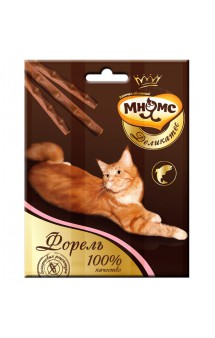 Лакомые палочки с Форелью, деликатес для кошек / Мнямс (Австрия)