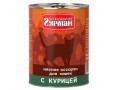 "Мясное ассорти" консервы с Курицей, для кошек / Четвероногий гурман (Россия)