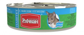 Паштет с мясом Птицы, для щенков / Четвероногий гурман (Россия)