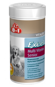 Мультивитамины для пожилых собак / 8 in1 (США)