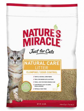 Natural Care Cat Litter, кукурузный комкующийся наполнитель / 8 in1 (США)
