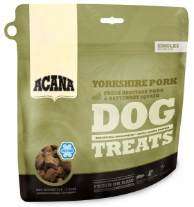 Yorkshire Pork Dog treats, лакомство для собак Свинина / Acana (Канада)