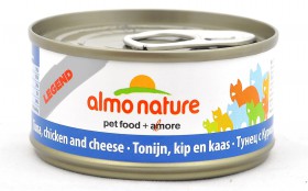 Legend Adult Cat Tuna, Chicken and Cheese, консервы для кошек Тунец, Курица и сыр / Almo Nature (Италия)