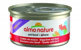 Daily Menu Cat Chunks with Beef, консервы для кошек, Кусочки с Говядиной / Almo Nature (Италия)