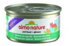 Daily Menu Cat Mousse with Lamb, консервы для кошек мусс c Ягненком / Almo Nature (Италия)