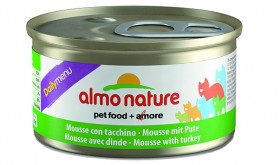 Daily Menu Cat Mousse Turkey, консервы для кошек мусс из Индейки / Almo Nature (Италия)
