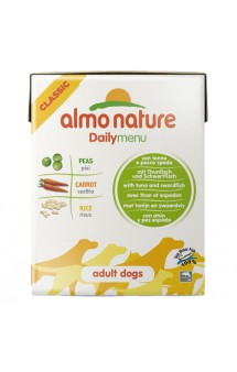 Daily Menu Adult Dog Tuna&Swordfish Tetrapack, консервы для собак Тунец и Меч-рыба / Almo Nature (Италия)