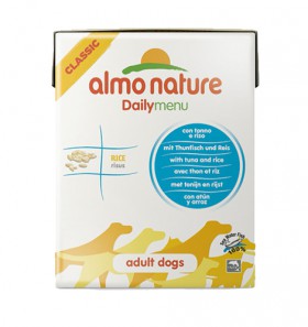 Daily Menu Adult Dog Tuna&Rice Tetrapack, консервы для собак с Тунцом и рисом / Almo Nature (Италия)