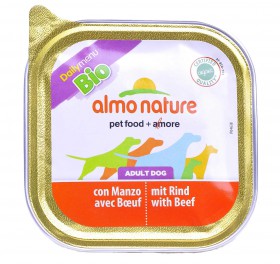 Daily Menu BIO Adult dog with Beef, паштет для собак с Говядиной / Almo Nature (Италия)