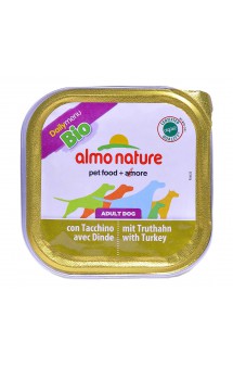 Daily Menu BIO Pate Adult Dog with Turkey, паштет для собак с Индейкой / Almo Nature (Италия)