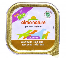 Daily Menu BIO Pate Adult Dog Veal, паштет для собак с Телятиной / Almo Nature (Италия)