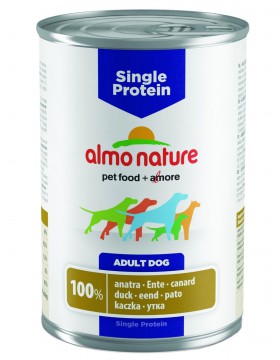 Single Protein Duck, монобелковые консервы для собак с Уткой / Almo Nature (Италия)