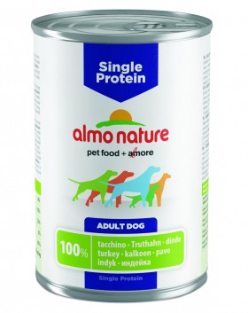 Single Protein Turkey, монобелковые консервы для собак, с Индейкой / Almo Nature (Италия)