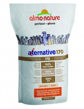 Alternative 170 Chicken and Rice M, L-75%, корм для собак средних и крупных пород / Almo Nature (Италия)