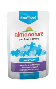Functional Adult Sterilised with Code, корм для стерилизованных кошек с Треской / Almo Nature (Италия)