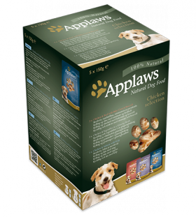 Chicken Selection Multipack, набор паучей для собак Куриное ассорти, в бульоне / Applaws (Великобритания)