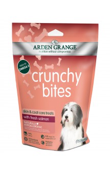 Crunchy Bites Salmon, хрустящее лакомство для собак с Лососем / Arden Grange (Великобритания)