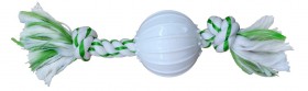 AROMADOG CanineClean Канат с нейлоновым мячом с ароматом мяты, игрушка для собак / Innovative Design&Sourcing (США)
