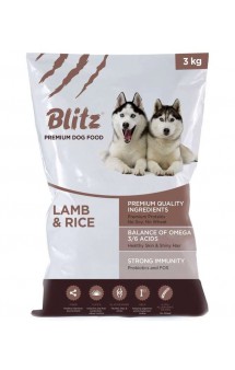 Blitz Adult Lamb and Rice, сухой корм для собак, с Ягненком и Рисом / Provimi Petfood Rus
