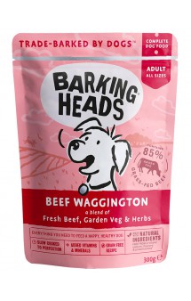 BARKING HEADS Beef Waggington, Паучи для собак с Говядиной / Real Pet Food (Великобритания)