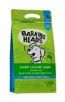 BARKING HEADS Chop Lickin Lamb, "Мечты о ягненке", корм для собак мелких пород с Ягненком / Real Pet Food (Великобритания)