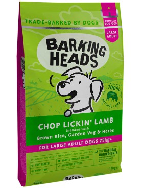 BARKING HEADS Chop Lickin Lamb Large Adult dogs, Мечты о Ягненке, корм для собак крупных пород с Ягненком / Real Pet Food (Великобритания)