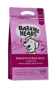 BARKING HEADS Doggylicious Duck, "Восхитительная Утка", корм для собак с Уткой и Бататом / Real Pet Food (Великобритания)