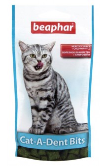 Cat-A-Dent Bits, подушечки для чистки зубов у кошек / Beaphar (Нидерланды)