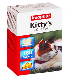 Kitty's + Cheese, витаминизированное лакомство для кошек / Beaphar (Нидерланды)