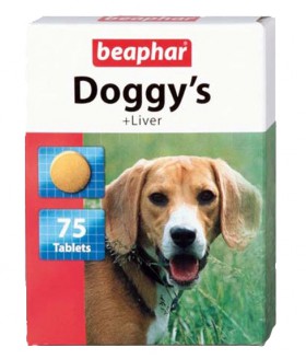 Doggy’s + Liver, витаминизированное лакомство для собак / Beaphar (Нидерланды)