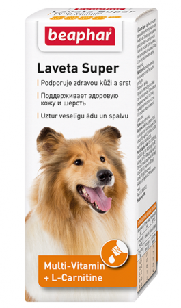 Laveta Super, витамины для шерсти собак / Beaphar (Нидерланды)