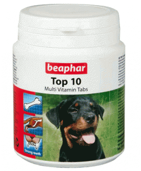 Top 10 For Dogs, пищевая добавка с L-карнитином, для собак / Beaphar (Нидерланды)