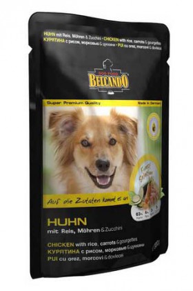 Belcando HUHN, паучи с курицей для собак / Bewital Petfood (Германия)