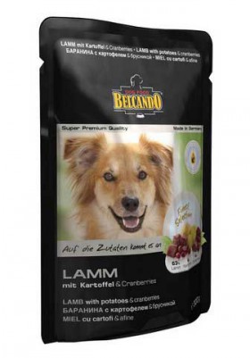 Belcando LAMM, паучи с ягненком для собак / Bewital Petfood (Германия)