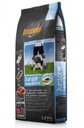 Belcando Junior Lamb and Rice, корм для щенков, Ягненок с Рисом / Bewital Petfood (Германия)