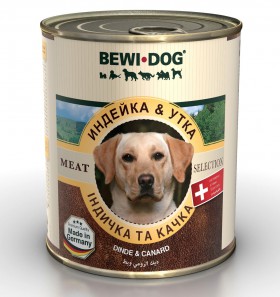 Bewi Dog Turkey and Duck, консервы для собак / Bewital Petfood (Германия)