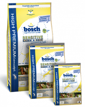 Bosch Sensitive Lamb and Rice, корм для чувствительных собак, с Ягненком / Bosch (Германия)