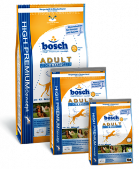 Bosch Adult Fish and Potato, корм для взрослых собак, с Рыбой / Bosch (Германия)