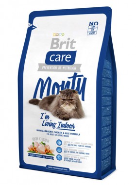 Brit Care Cat Monty, корм для кошек живущих в помещении / Brit (Чехия)