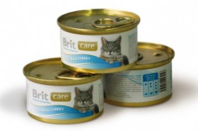 Brit Care Tuna and Turkey, тунец и индейка, консервы для кошек / Brit (Чехия)