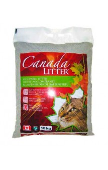 Scoopable Litter, комкующийся наполнитель "Запах на замке", с ароматом детской присыпки / Canada Litter (Канада)