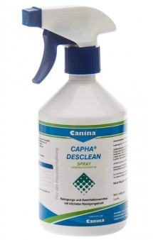 Capha DesClean Spray Мощное очищающее и дезинфицирующее средство для мест содержания животных / Canina (Германия)