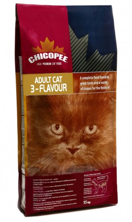 3 - Flavour, cухой корм для привередливых кошек / Chicopee (Канада)