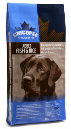 Сухой корм для собак с Рыбой и Рисом / Chicopee (Канада)
