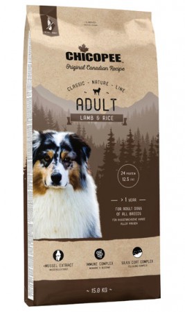 CNL, корм для собак всех пород с Ягненком и Рисом / Chicopee (Канада)