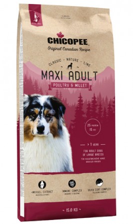 CNL корм для взрослых собак крупных пород с Птицей и Просом / Chicopee (Канада)