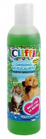 Ginseng and Eucalipto, шампунь для собак и кошек "Женьшень и Эвкалипт" / Cliffi (Италия)